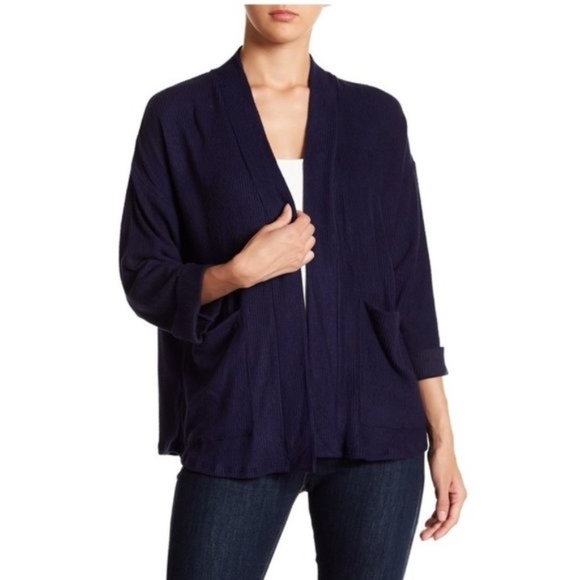 Socialite Cozy Ribbed Knit Cardigan - Picture 1 of 7